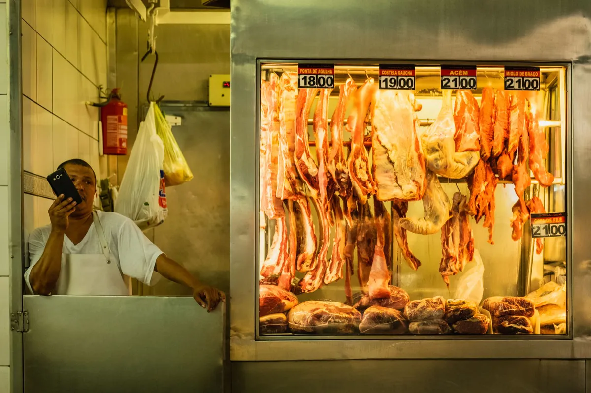 butcher shop display