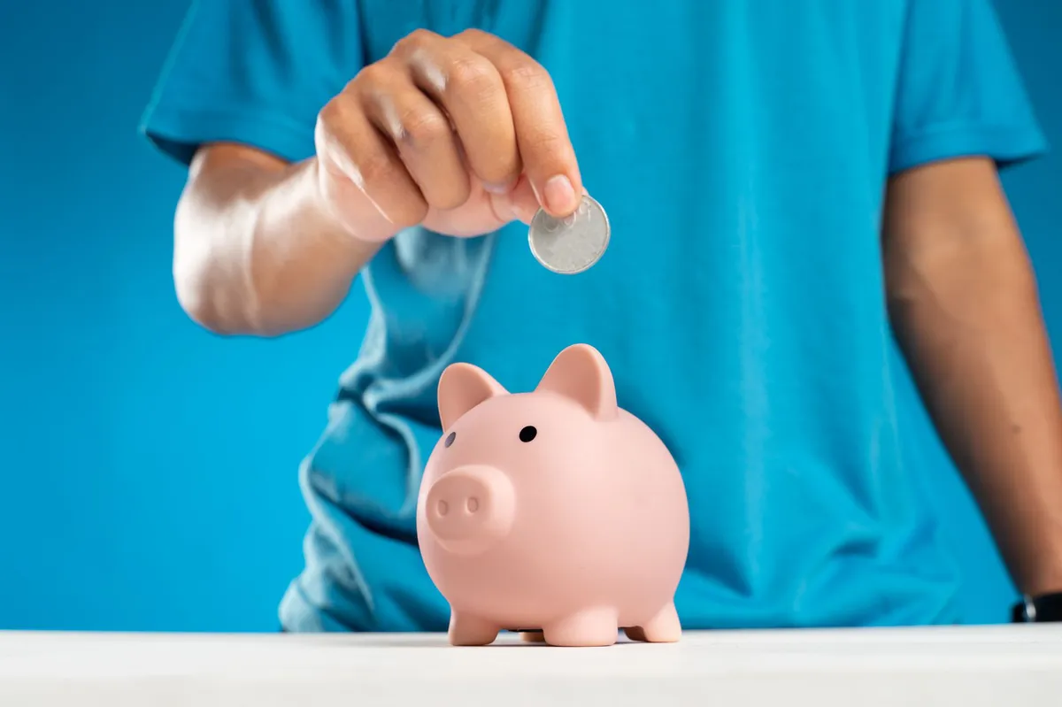 person comparing bank rates
