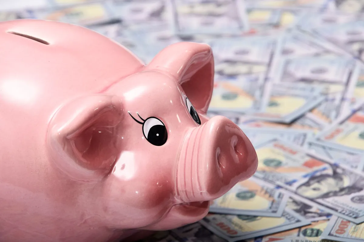 children's savings account concept