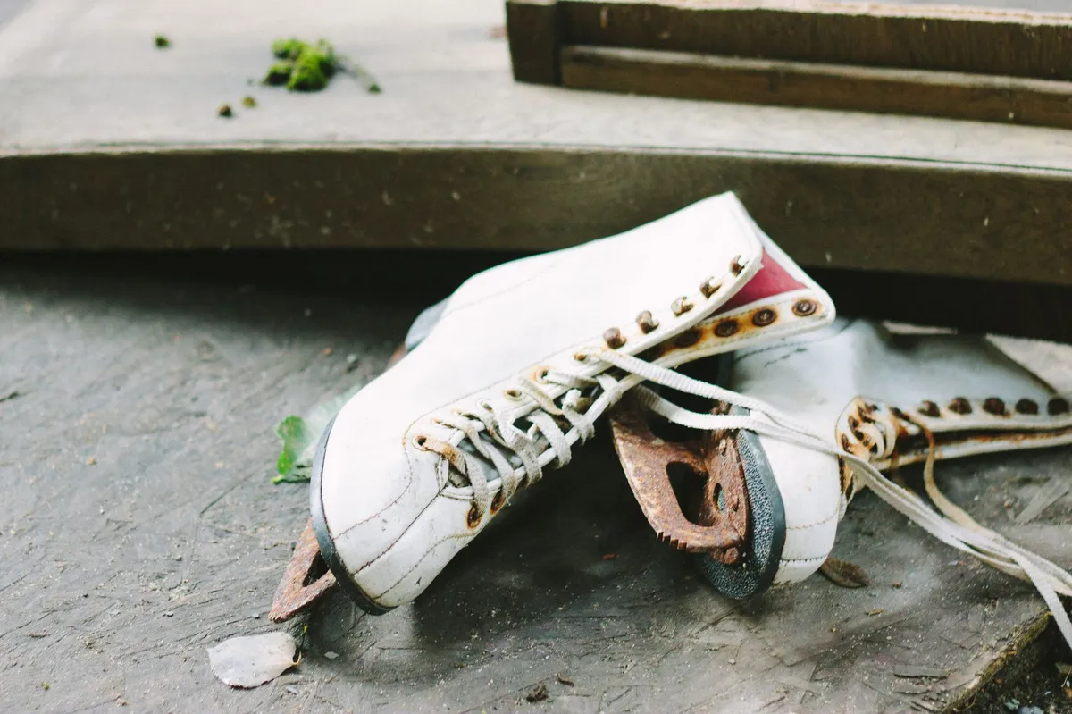 old sports equipment