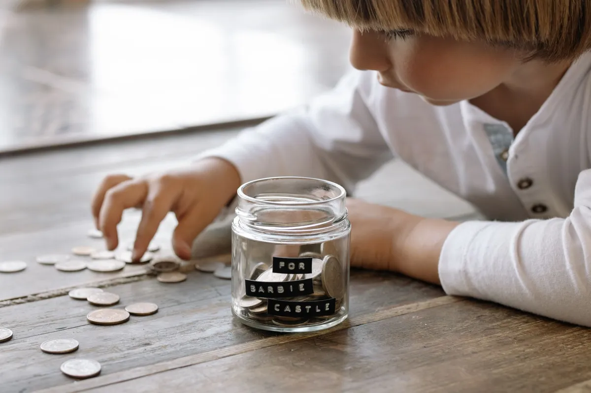 family saving money