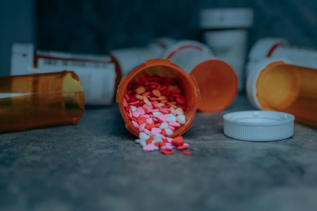 prescription drug bottles