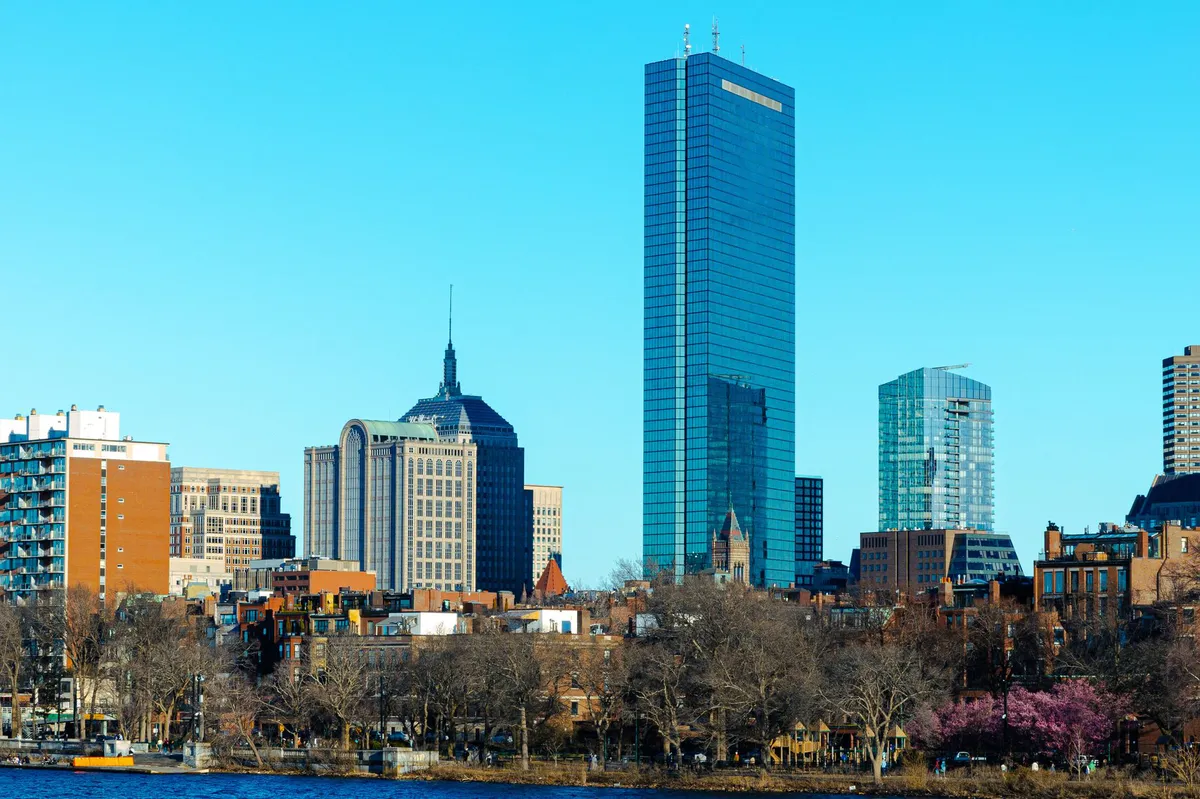 Boston skyline view