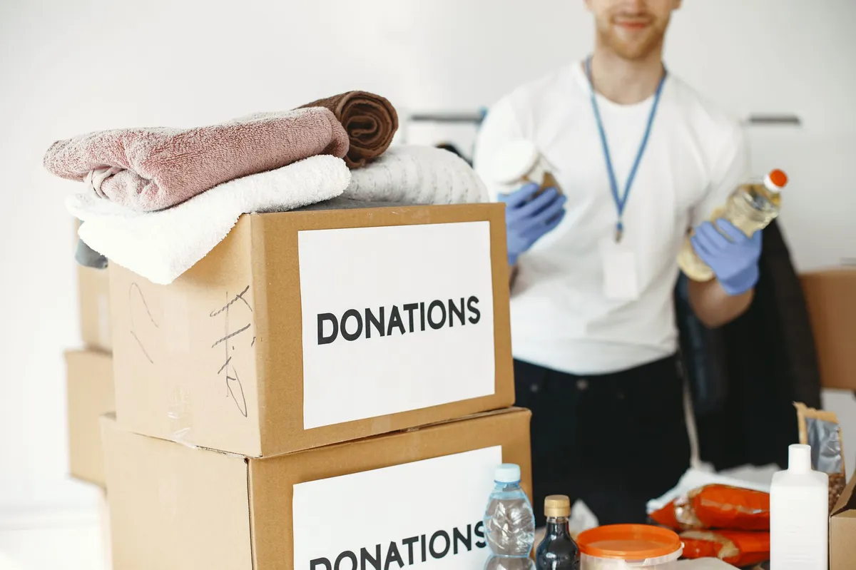 charitable donations concept