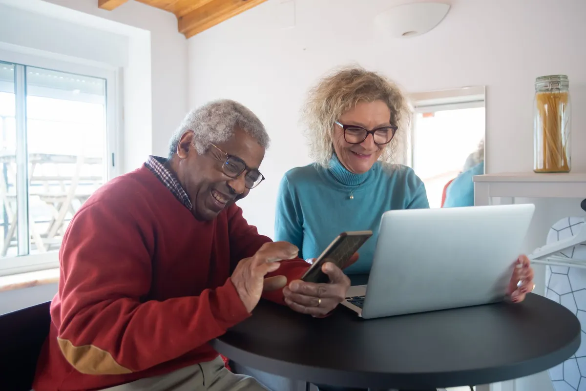 happy retirees working part-time