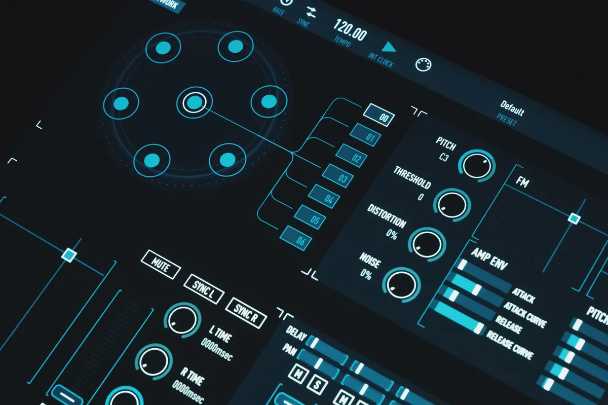 futuristic technology interface