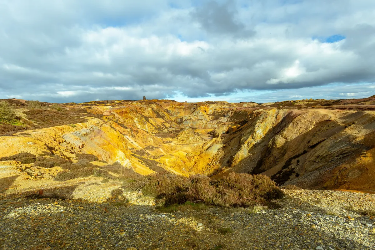 copper mine landscape