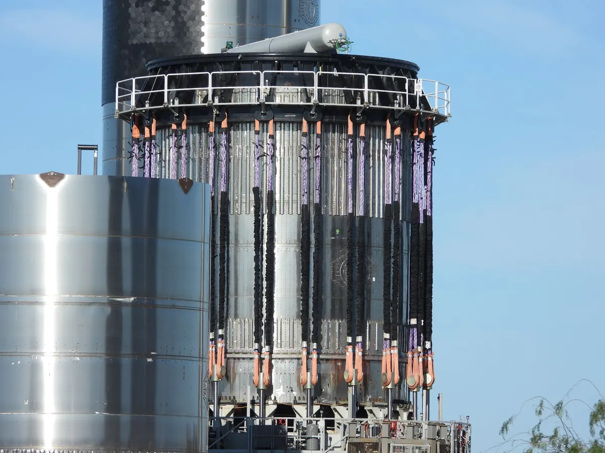 SpaceX launch facility construction