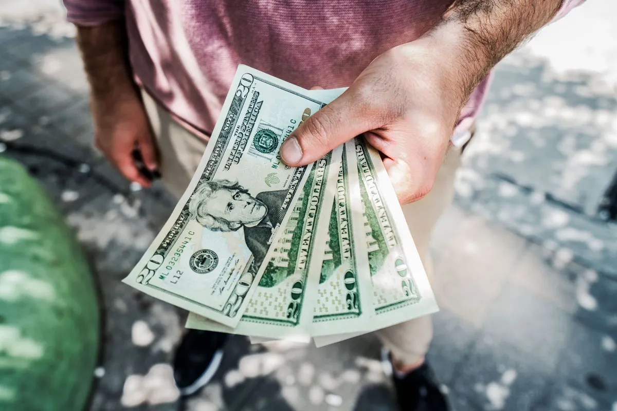cash payment concept