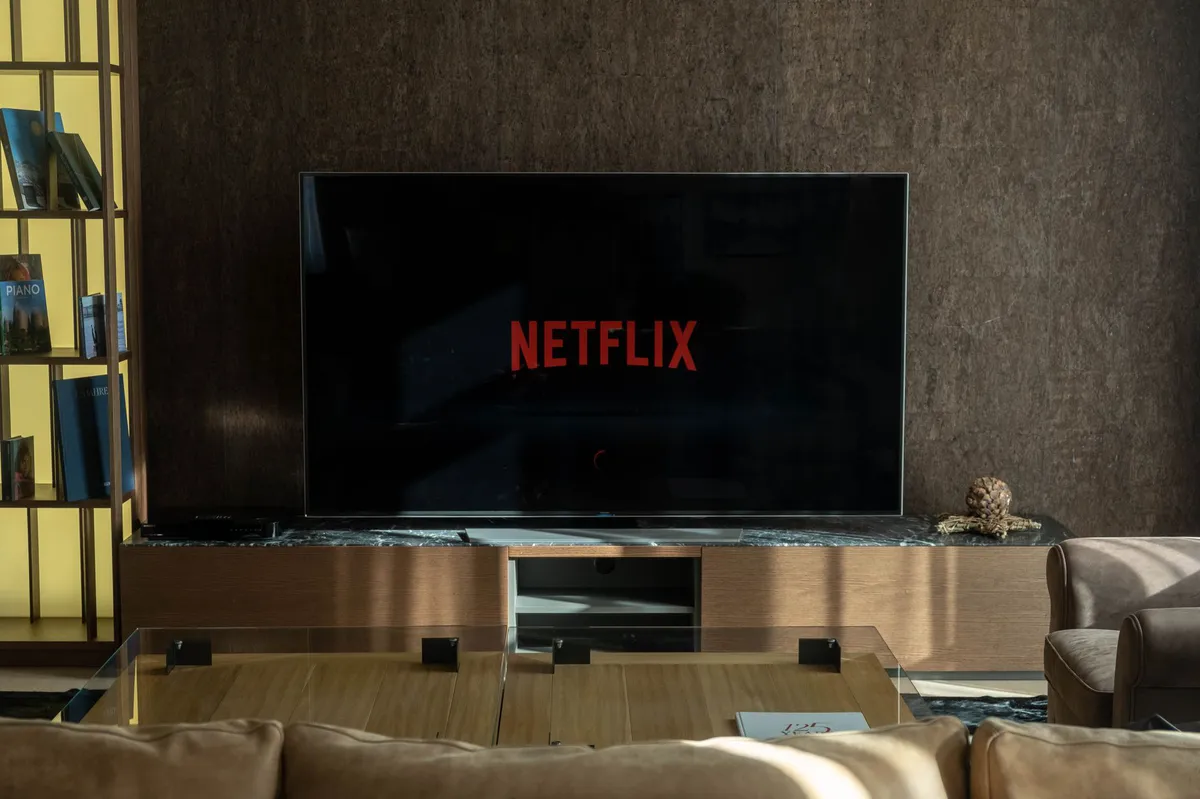 cozy home theater setup