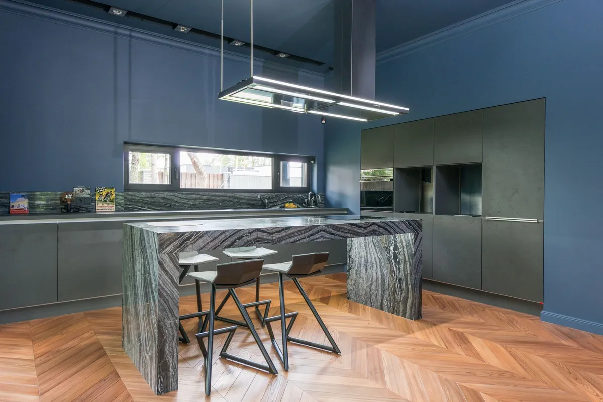 modern kitchen island