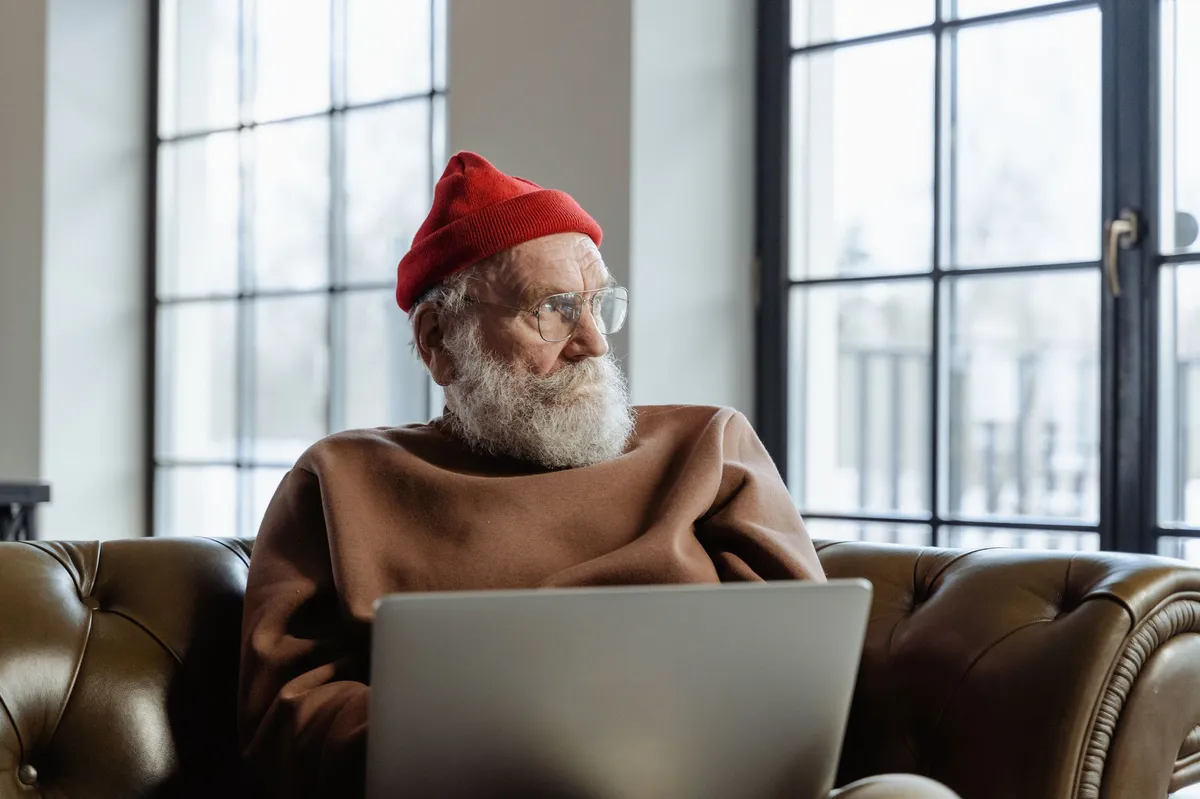 person contemplating retirement
