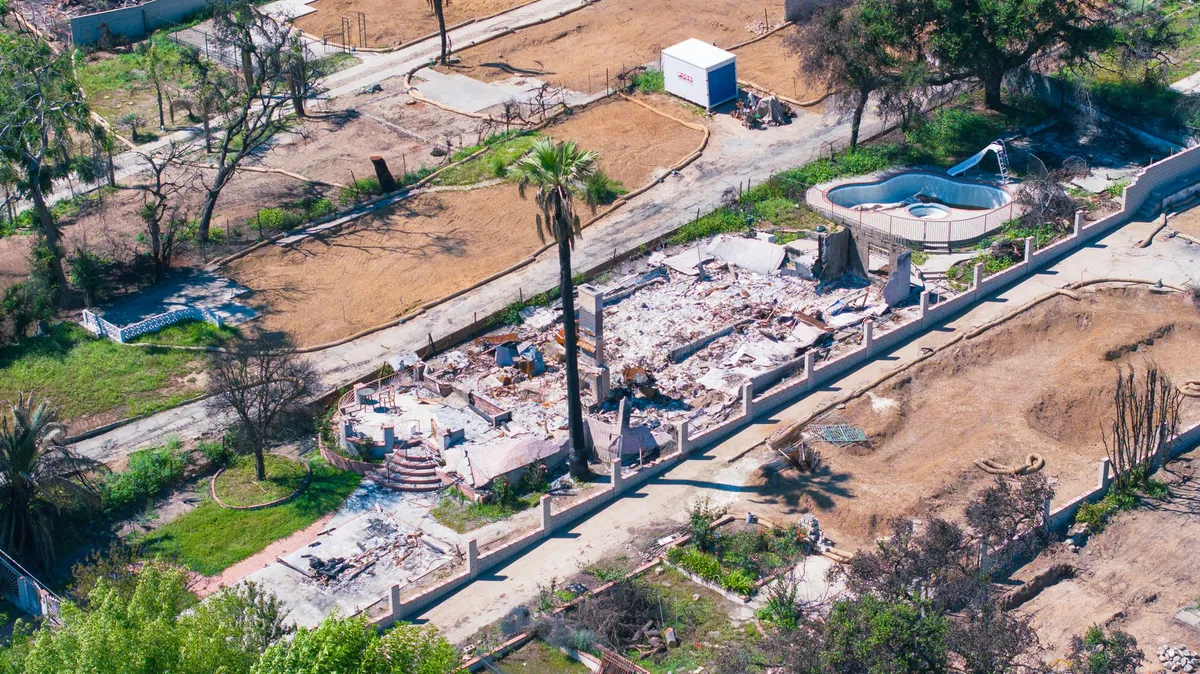 devastated home aftermath
