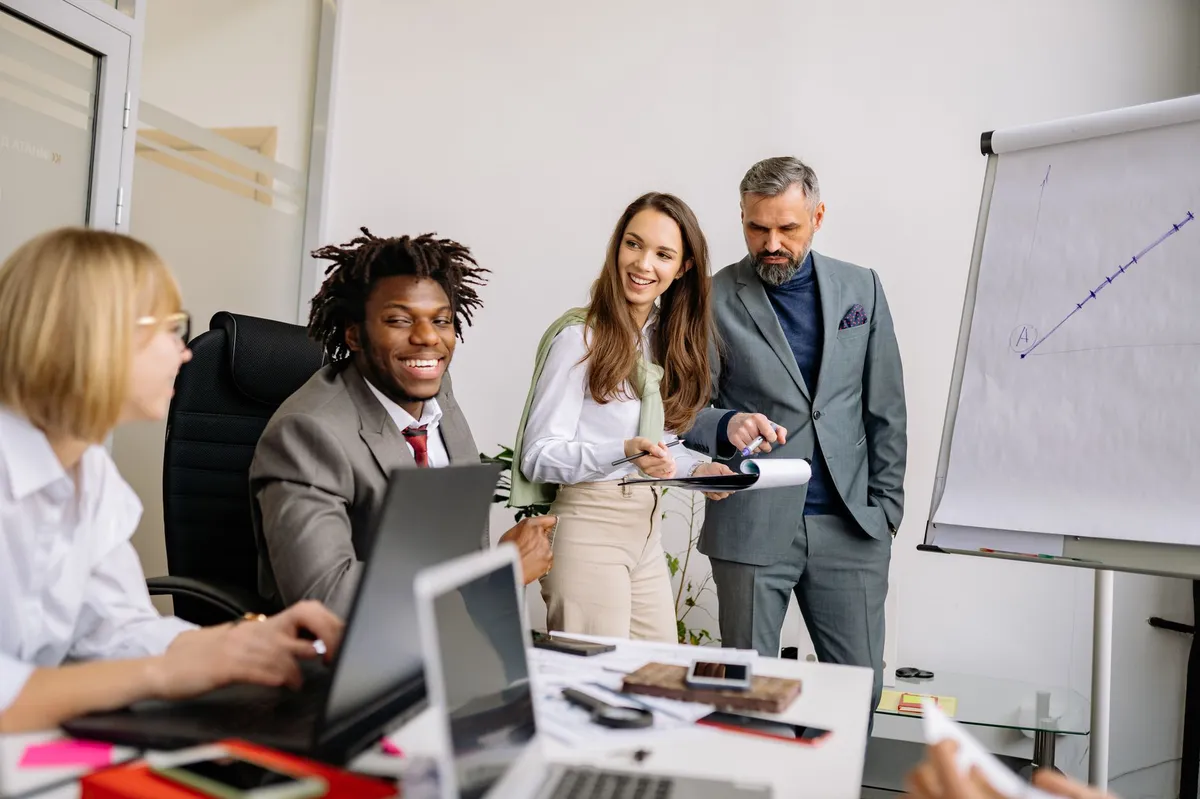diverse group of financial planners