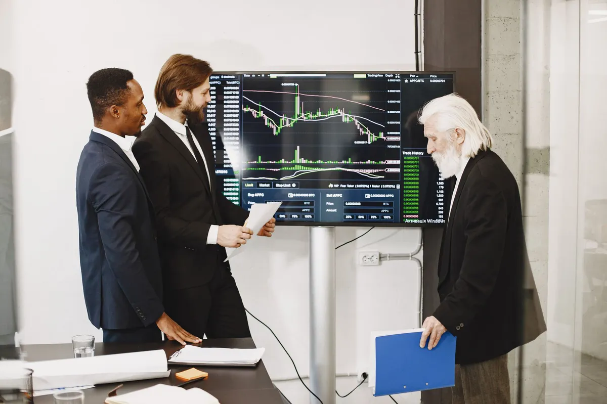 diverse group of financial advisors